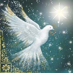 Peaceful Dove - Personalised Christmas Card