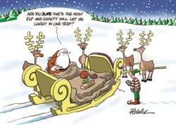 Safety First - Personalised Christmas Card