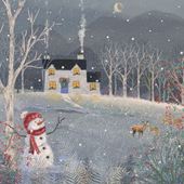 Snowman's Cottage, MSF Christmas Cards - Pack of 10