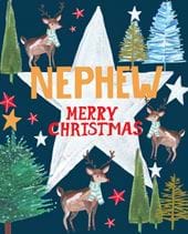 Star Nephew Christmas Card