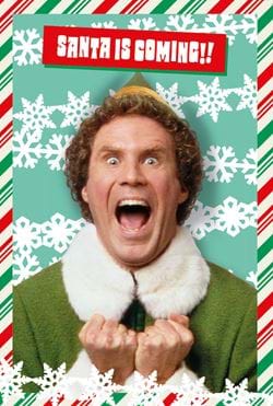 Santa is Coming Christmas Card