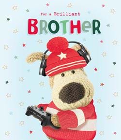 Brilliant Brother Christmas Card
