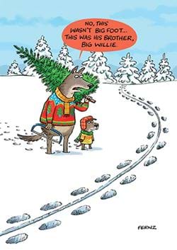 This Wasn't Bigfoot Christmas Card