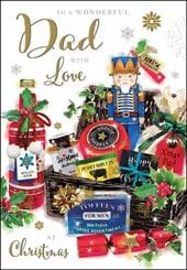 Hamper Dad Christmas Card