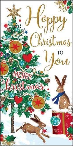 Hares Christmas Money Wallet