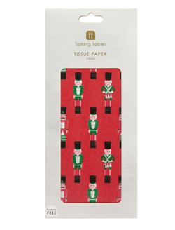 Red Nutcracker Tissue Paper - 4 Sheets