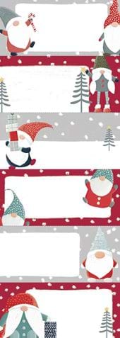 Gonk Christmas Stickers - 18 Stickers