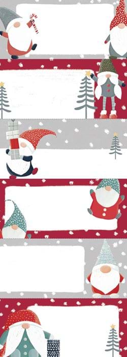 Gonk Christmas Stickers - 18 Stickers