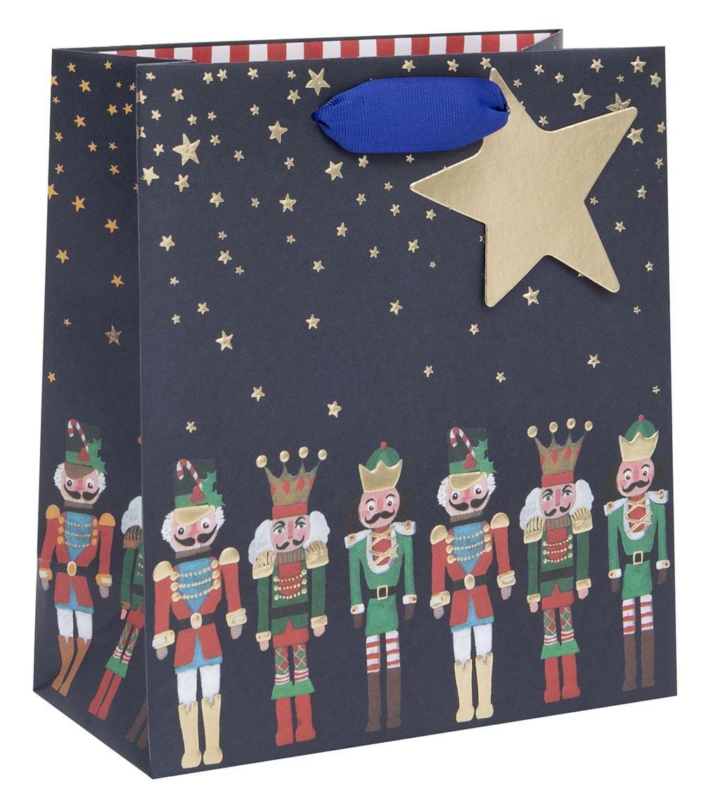 Nutcracker Medium Christmas Gift Bag