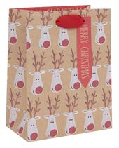 Reindeer Medium Christmas Gift Bag