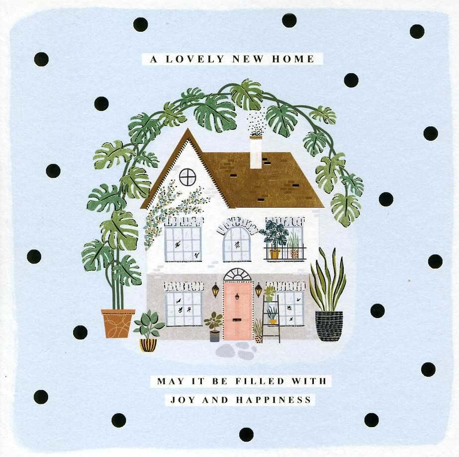 Joy and Happiness New Home Card