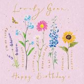 Lovely Gran Birthday Card