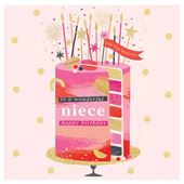 Cake Niece Birthday Card