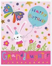 Bunny Granddaughter Birthday Card