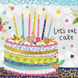 Let's Eat Cake Birthday Card