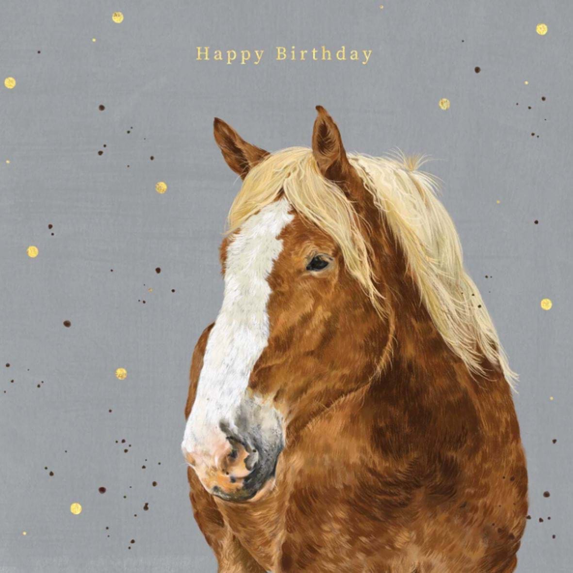 Horse Birthday Card