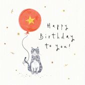 Little Cat Birthday Card