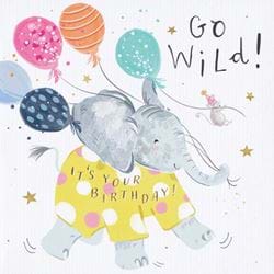 Go Wild Birthday Card