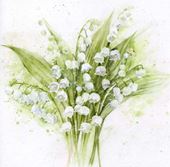 Lilly of the Valley Greeting Card