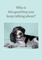 Good Boy Greeting Card