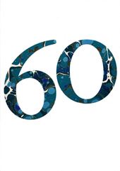 Blue Pattern 60th Birthday Card
