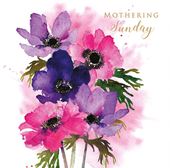 Pink and Purple Flowers Mother's Day Card