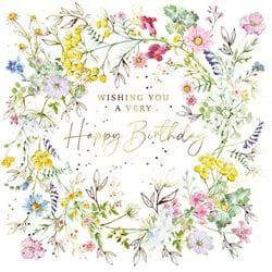 Floral Birthday Card