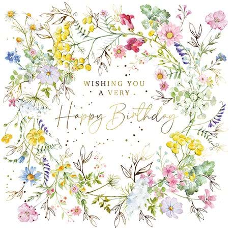 Floral Birthday Card