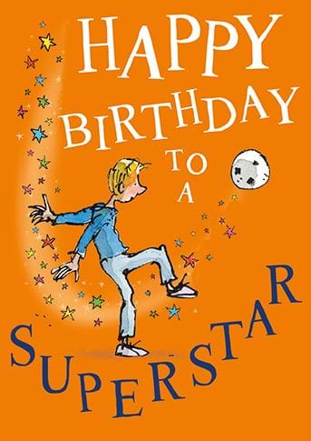 Superstar Birthday Card