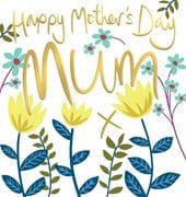 Yellow Blooms Mother's Day Card