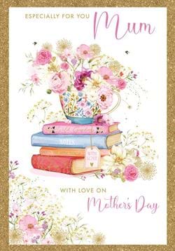 Books Mother's Day Card