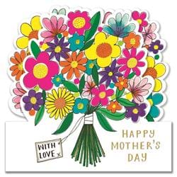 Vibrant Bouquet Mother's Day Card