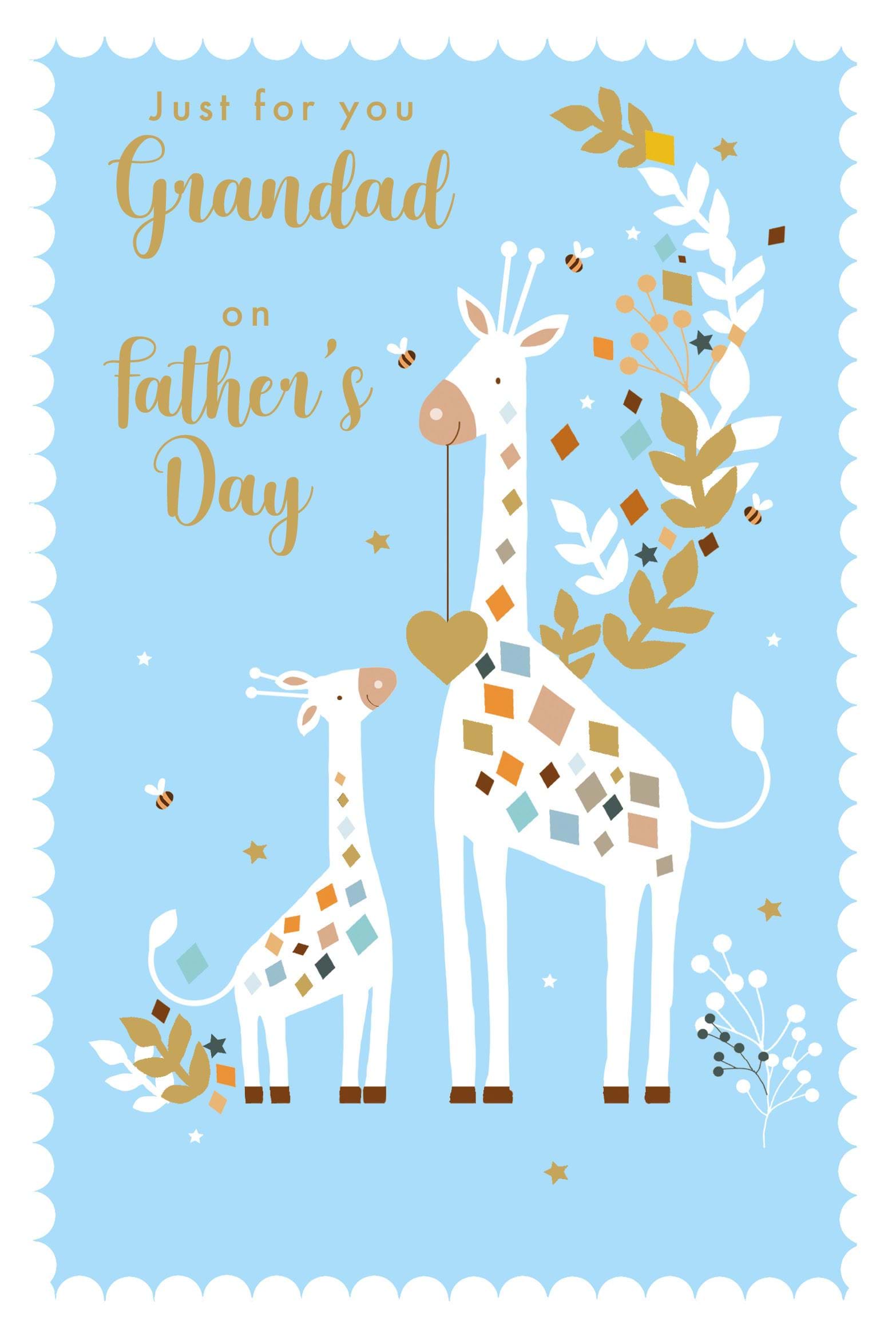 Just for you Grandad Father's Day Card