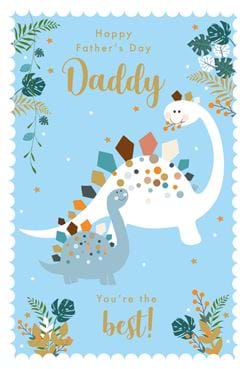 Dinosaur Daddy Father's Day Card