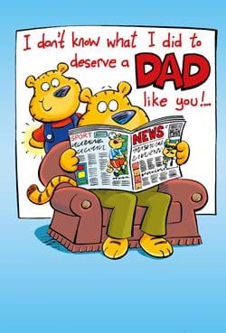 A Dad Like You Father's Day Card