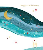 Waves Anniversary Card