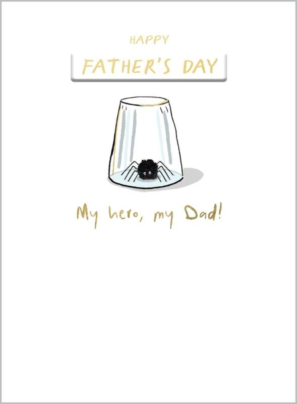 Spider Catcher Father's Day Card