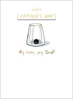 Spider Catcher Father's Day Card