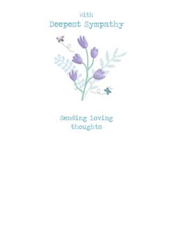 Loving Thoughts Sympathy Card