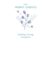 Loving Thoughts Sympathy Card