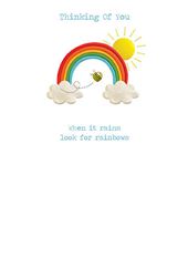 Rainbow Thinking of you Card
