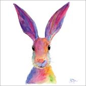 Jelly Bean Hare Greeting Card