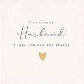 Now and Always Husband Card