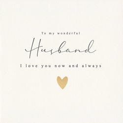 Now and Always Husband Card
