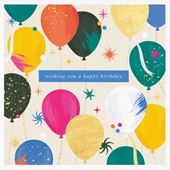Balloons Birthday Card