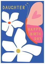 Butterfly Daughter Birthday Card