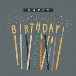 Sparkling Candles Birthday Card