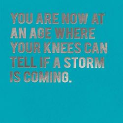 Storm Coming Birthday Card