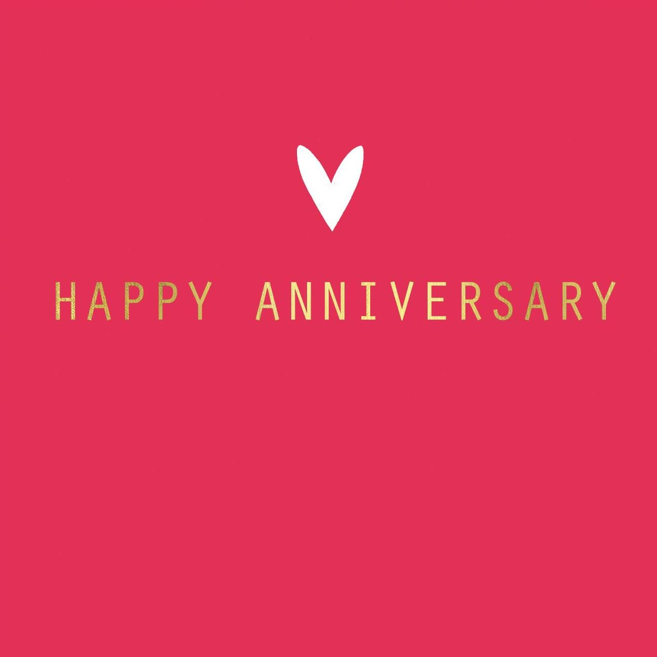 Heart Anniversary Card