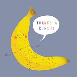 Banana Thank you Card